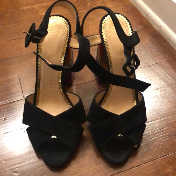 charlotte olympia rainbow heels